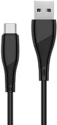 Кабель Walker C345 USB-A - Type-C 12w 2.4a 1м cable Black - фото Кабель Walker C345 USB-A - Type-C 12w 2.4a 1м cable Black
