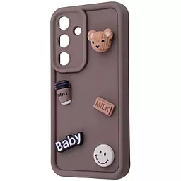 Чехол Pretty Things Case для Samsung Galaxy S24 brown/bear - фото Чехол Pretty Things Case для Samsung Galaxy S24 brown/bear