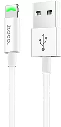 Кабель Hoco X43 Satellite USB-A - Lightning 12w 2.4a 1м cable White - фото Кабель Hoco X43 Satellite USB-A - Lightning 12w 2.4a 1м cable White