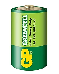 Батарейки GP D / 13G / R20P Greencell 1шт - фото Батарейки GP D / 13G / R20P Greencell 1шт