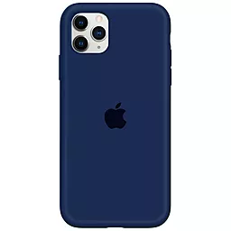 Чехол Silicone Case Full для Apple iPhone 11 Pro Navy Blue