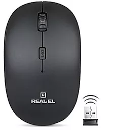 Комп'ютерна мишка REAL-EL RM-301 Black - мініатюра 2