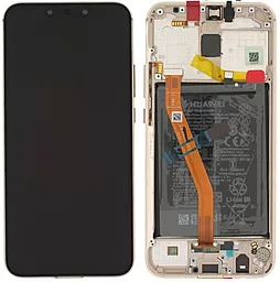 Дисплей Huawei Mate 20 Lite с тачскрином и рамкой, оригинал, Gold - фото Дисплей Huawei Mate 20 Lite с тачскрином и рамкой, оригинал, Gold