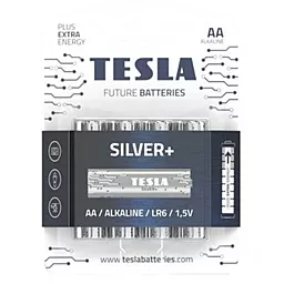 Батарейки Tesla AA / LR6 Silver+ 1.5V 4шт (8594183392332) 1.5 V