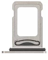 Держатель (лоток) Сим карты Apple iPhone 13 Pro / iPhone 13 Pro Max Dual SIM Silver - фото Держатель (лоток) Сим карты Apple iPhone 13 Pro / iPhone 13 Pro Max Dual SIM Silver