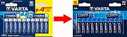 Батарейки Varta AA (LR6) LongLife Power 12шт - миниатюра 2 Батарейки Varta AA (LR6) LongLife Power 12шт - миниатюра 2