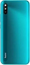 Задняя крышка корпуса Xiaomi Redmi 9i со стеклом камеры Original Ocean Green - фото Задняя крышка корпуса Xiaomi Redmi 9i со стеклом камеры Original Ocean Green