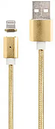 Кабель EasyLife DM-M15 USB-A to Lightning 10w 2a 1.2м cable Gold - фото Кабель EasyLife DM-M15 USB-A to Lightning 10w 2a 1.2м cable Gold