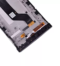 Дисплей Sony Xperia XA1 Ultra (G3212, G3221, G3223, G3226) з тачскріном і рамкою, оригінал, Black - мініатюра 4