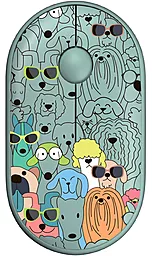 Компьютерная мышка 2E MF300 Pets Silent WL BT Dogs (2E-MF300WPETSGN) - фото Компьютерная мышка 2E MF300 Pets Silent WL BT Dogs (2E-MF300WPETSGN)