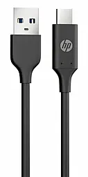 Кабель HP USB-A - Type-C 15w 3a 2м cable Black (HP_DHC-TC111BM-2M) - фото Кабель HP USB-A - Type-C 15w 3a 2м cable Black (HP_DHC-TC111BM-2M)
