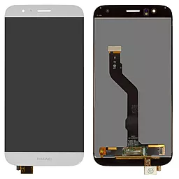 Дисплей Huawei G8, GX8 (RIO-L01, RIO-AL00) з тачскріном, оригінал, White