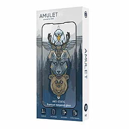 Захисне скло AMULET 2.5D HD Antistatic для Apple iPhone 12 Pro Max BOX 10 шт Black - фото Захисне скло AMULET 2.5D HD Antistatic для Apple iPhone 12 Pro Max BOX 10 шт Black