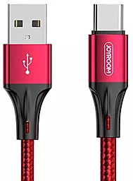 Кабель USB Joyroom Fast Charging USB Type-C 3A Cable Red