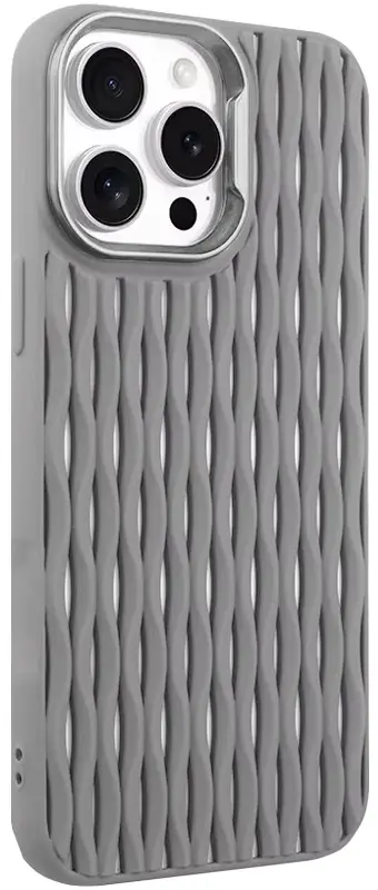 Чехол Case TPU Ribbio для Apple iPhone 15 Pro Max  Gray - фото 1