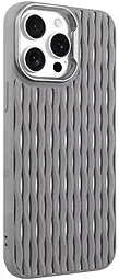 {"ru": "Чехол", "uk": "Чохол"} Case TPU Ribbio для Apple iPhone 15 Pro Max  Gray
