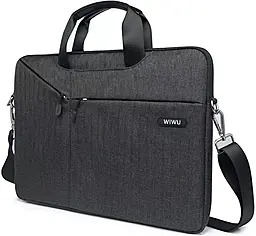Сумка для ноутбуку WIWU City commuter Bag 15.6'' Black - фото Сумка для ноутбуку WIWU City commuter Bag 15.6'' Black