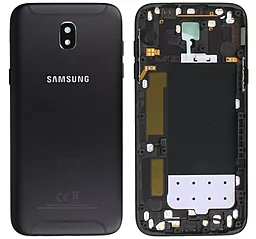 Задняя крышка корпуса Samsung Galaxy J5 2017 J530F со стеклом камеры Black