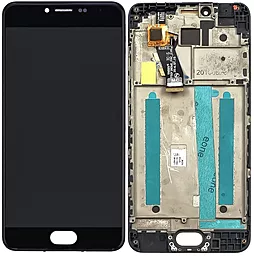 Дисплей Meizu M3, M3 mini (M688) с тачскрином и рамкой, оригинал, Black - фото Дисплей Meizu M3, M3 mini (M688) с тачскрином и рамкой, оригинал, Black