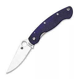Нож Spyderco Military (C36GPDBL) Blue - фото Нож Spyderco Military (C36GPDBL) Blue