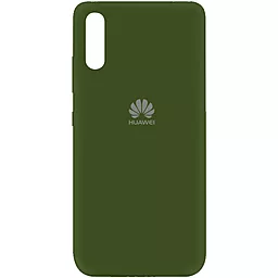 Чехол Epik Silicone Cover My Color Full Protective (A) Huawei Y8p 2020, P Smart S  Forest green