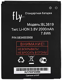 Аккумулятор Fly IQ4514 EVO Tech 4 / BL3819 (2000 mAh) 12 мес. гарантии - миниатюра 1