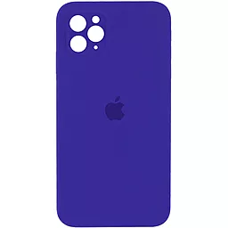 Чохол Silicone Case Full Camera Square для Apple iPhone 11 Pro Max Ultra Violet