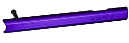Заглушка разъема карты памяти Sony C6802 XL39h Xperia Z Ultra / C6806 Xperia Z Ultra / C6833 Xperia Z Ultra Purple - фото Заглушка разъема карты памяти Sony C6802 XL39h Xperia Z Ultra / C6806 Xperia Z Ultra / C6833 Xperia Z Ultra Purple
