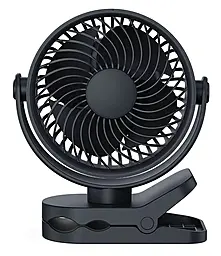 Портативный вентилятор EasyLife WT-RD23 Black - фото Портативный вентилятор EasyLife WT-RD23 Black