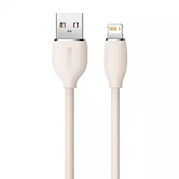 USB Кабель Baseus Jelly Liquid Silica Gel Fast Charging Data 2.4A 1.2M Lightning Cable  Pink (CAGD000004) - мініатюра 2