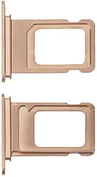 Слот (лоток) SIM-карти iPhone XS Max dual SIM Gold