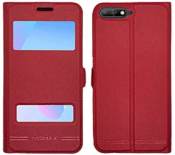 Чехол Momax Book Cover Huawei Y6 2018 Red