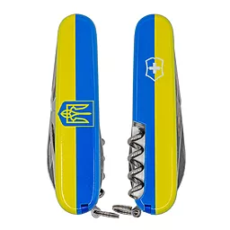 Мультитул Victorinox Climber Ukraine (1.3703.3_T3040p) Герб на флаге горизонтальный