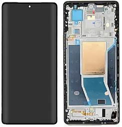 Дисплей Infinix Note 40 Pro 5G с тачскрином и рамкой, оригинал, Gold - фото Дисплей Infinix Note 40 Pro 5G с тачскрином и рамкой, оригинал, Gold