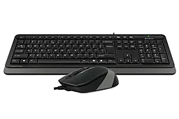 Комплект (клавіатура+мишка) A4Tech Fstyler проводной, Black+Grey, USB (F1010) - мініатюра 2