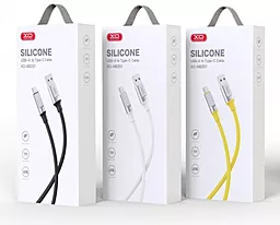 Кабель XO NB251 USB-A - Type-C 30w 6a 1м cable yellow - мініатюра 3