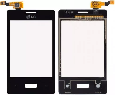 Сенсор (тачскрин) LG Optimus L3 E400 (original) Black - фото 1