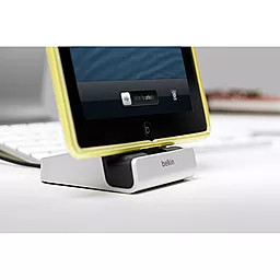 Док-станція зарядний пристрій Belkin Charge+Sync iPad Express Dock Silver (F8J088bt) - мініатюра 8