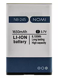 Аккумулятор Nomi i245 / NB-245 (1650 mAh) 12 мес. гарантии