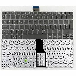 Клавіатура для ноутбуку Acer Aspire S3-391 S3-951  Grey