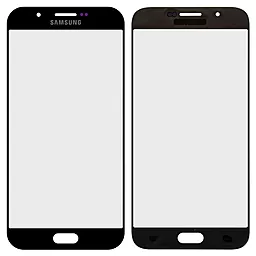 Корпусное стекло дисплея Samsung Galaxy A8 A800 2015 Black - фото Корпусное стекло дисплея Samsung Galaxy A8 A800 2015 Black