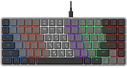 Клавиатура GamePro MK140R Red Swich Low Profile USB Dark Gray