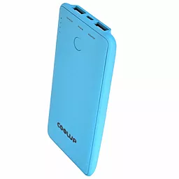 Повербанк CoolUp CU-V8 6000mAh Blue (BAT-CU-V8-BE) - фото Повербанк CoolUp CU-V8 6000mAh Blue (BAT-CU-V8-BE)