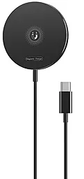 Беспроводное (индукционное) зарядное устройство XO CX022 15w wireless charger black - фото Беспроводное (индукционное) зарядное устройство XO CX022 15w wireless charger black