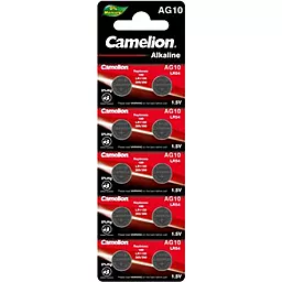 Батарейки Camelion AG10 / LR1130 / LR54 / V10GA Alkaline (AG10-BP10) 10шт