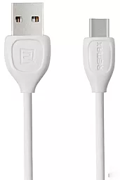 Кабель Remax Lesu USB-A - Type-C 12w 2.4a 1м cable White (RC-050a) - фото Кабель Remax Lesu USB-A - Type-C 12w 2.4a 1м cable White (RC-050a)