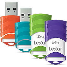Флешка Lexar Lexar Jump Drive V30 64GB (LJDV30-64GABEU) - миниатюра 2