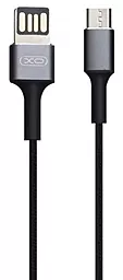 Кабель XO NB116 USB-A - micro USB 12w 2.4a 1м cable Black
