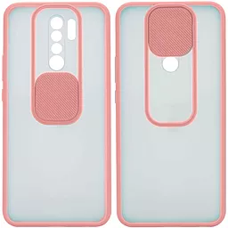 Чехол Camshield mate TPU со шторкой для камеры для Xiaomi Redmi Note 8 Pro Розовый