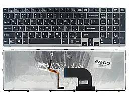 Клавіатура для ноутбуку Sony SVE15 SVE17 підсвітка 149077511RU чорна / графіт